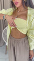GELTONI crop topai "MINI LADY"
